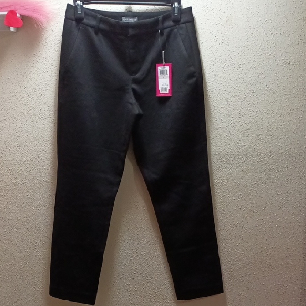 Vince Camuto Women's Black  Slacks Tapered Leg Size 0